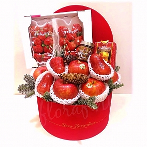 X8  聖誕果籃 - 日本士多啤梨  X8  聖誕果籃 - 日本士多啤梨